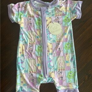 Bamboo Kids Bodysuit - Pastel Patchwork